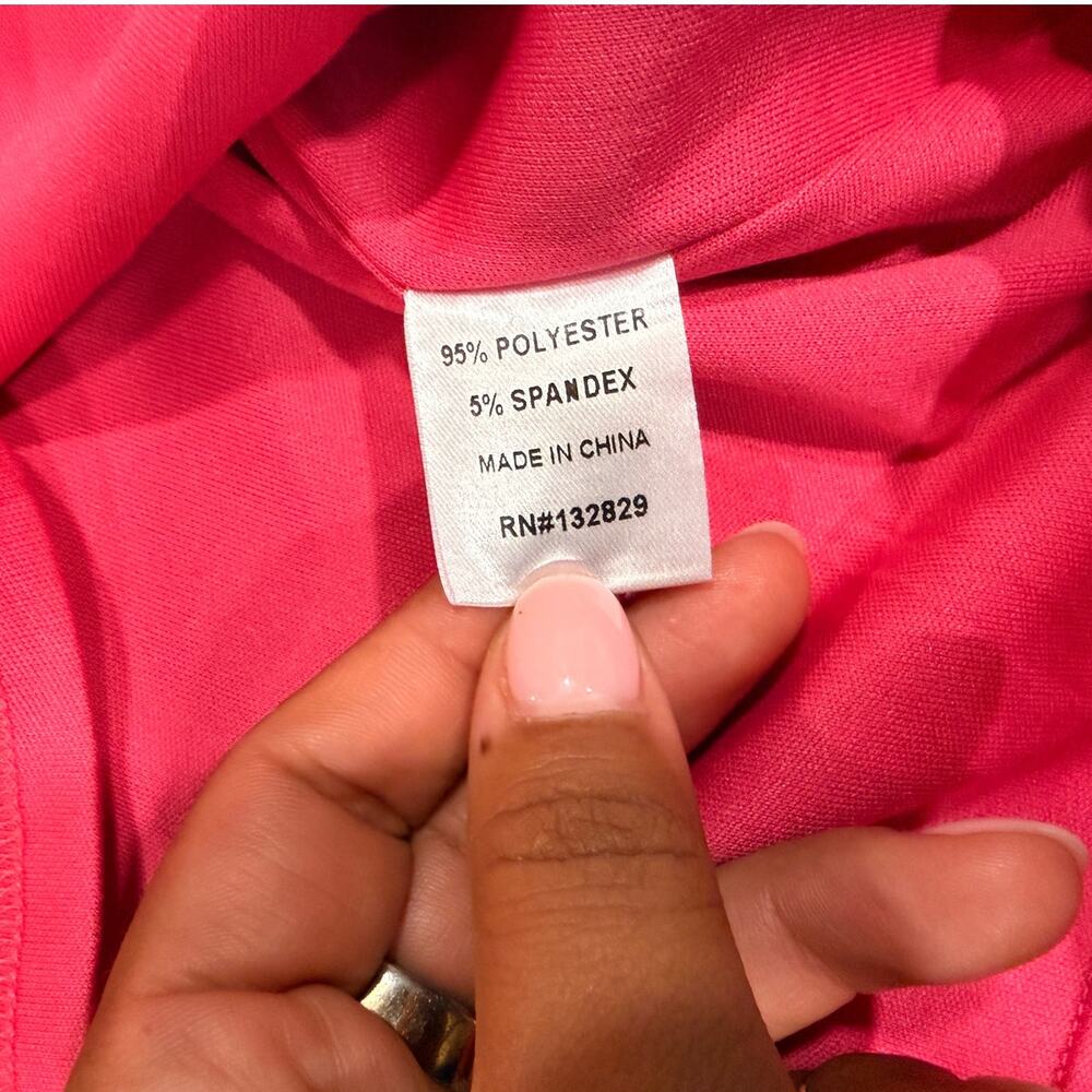 Superdown Hot Pink Ruffle Mini Dress - Small - Picture 8 of 10